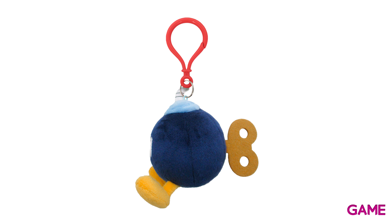 Colgante 3D de peluche Bob-Omb para bolsos y mochilas-3