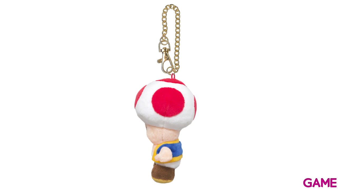 Colgante 3D de peluche Toad para bolsos y mochilas-0