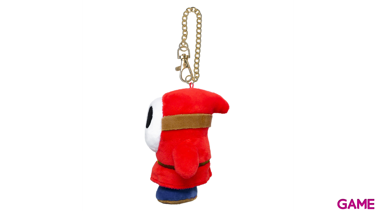 Colgante 3D de peluche Shy Guy para bolsos y mochilas-1