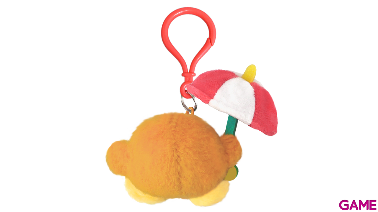 Colgante 3D de peluche Parasol Waddle Dee para bolsos y mochilas-2