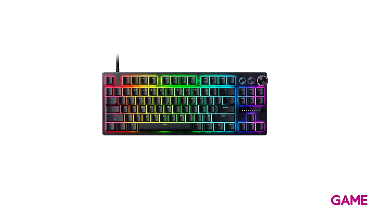 Razer Huntsman V3 Pro Low-profile Tenkeyless 8KHz - US Layout - Teclado Gaming-0