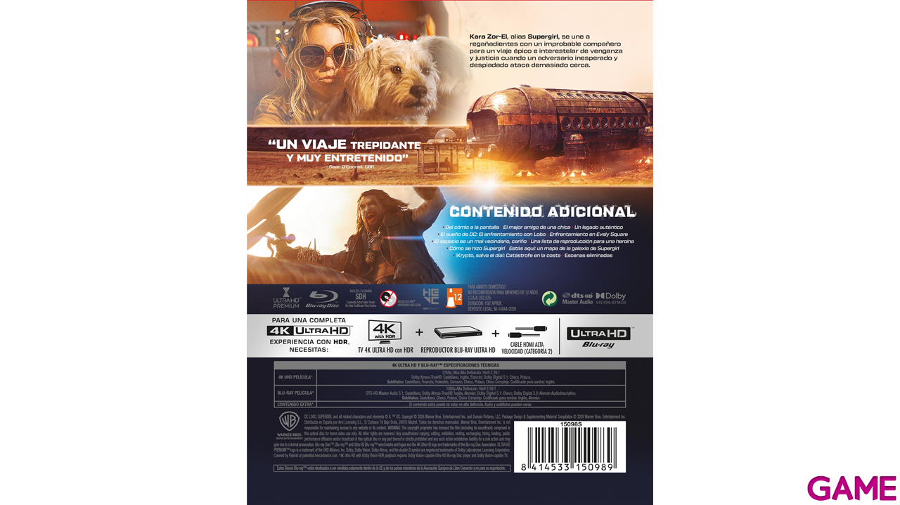 Supergirl 4K + BD Edición Steelbook-0