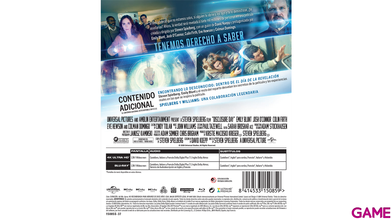 El Día de la Revelación 4K + BD-0
