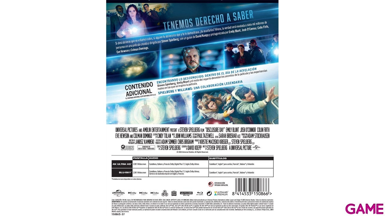 El Día de la Revelación 4K + BD Edición Steelbook-0