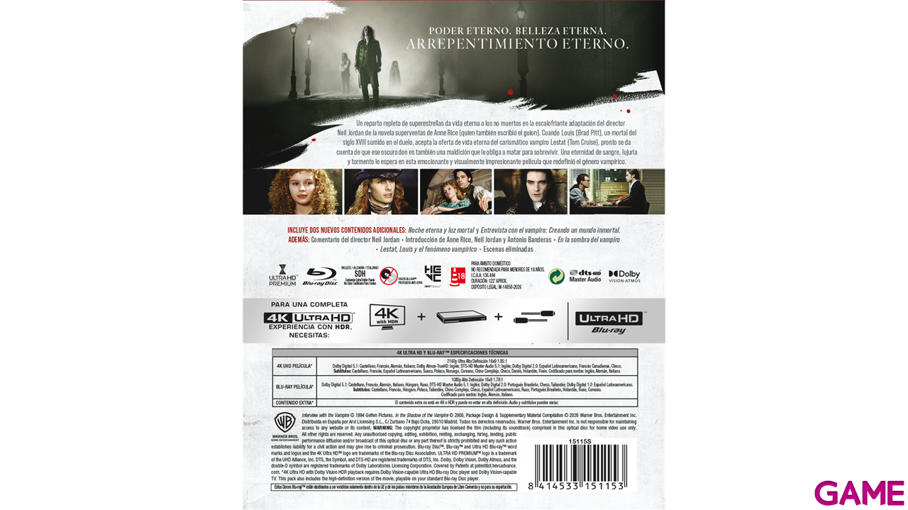 Entrevista con el Vampiro 4K + BD Edición Steelbook-1