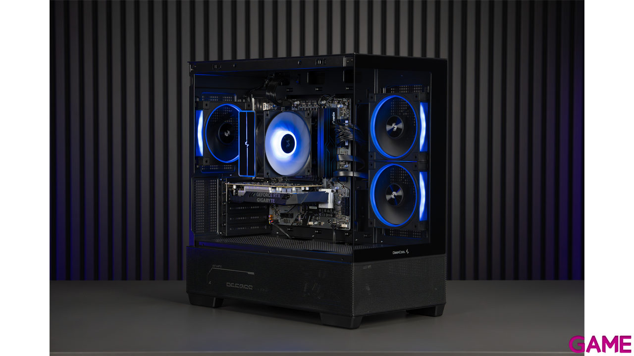 GamePc DeepCool-C Intel I5-12400F/16gb/512Gb Ssd/Rtx 3050-6Gb/FreeDos- Sobremesa Gaming-8