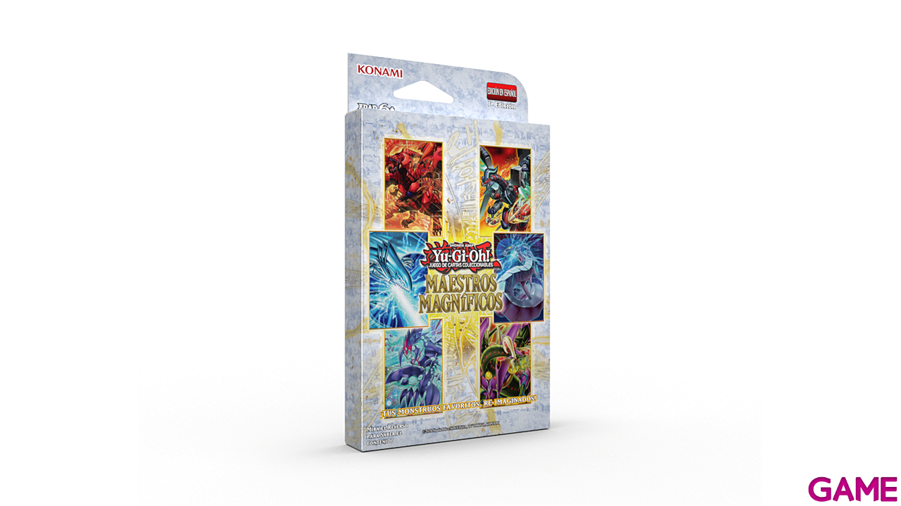 Pack de 3 sobres de cartas Yu-Gi-Oh! JCC: Maestros Magníficos-0