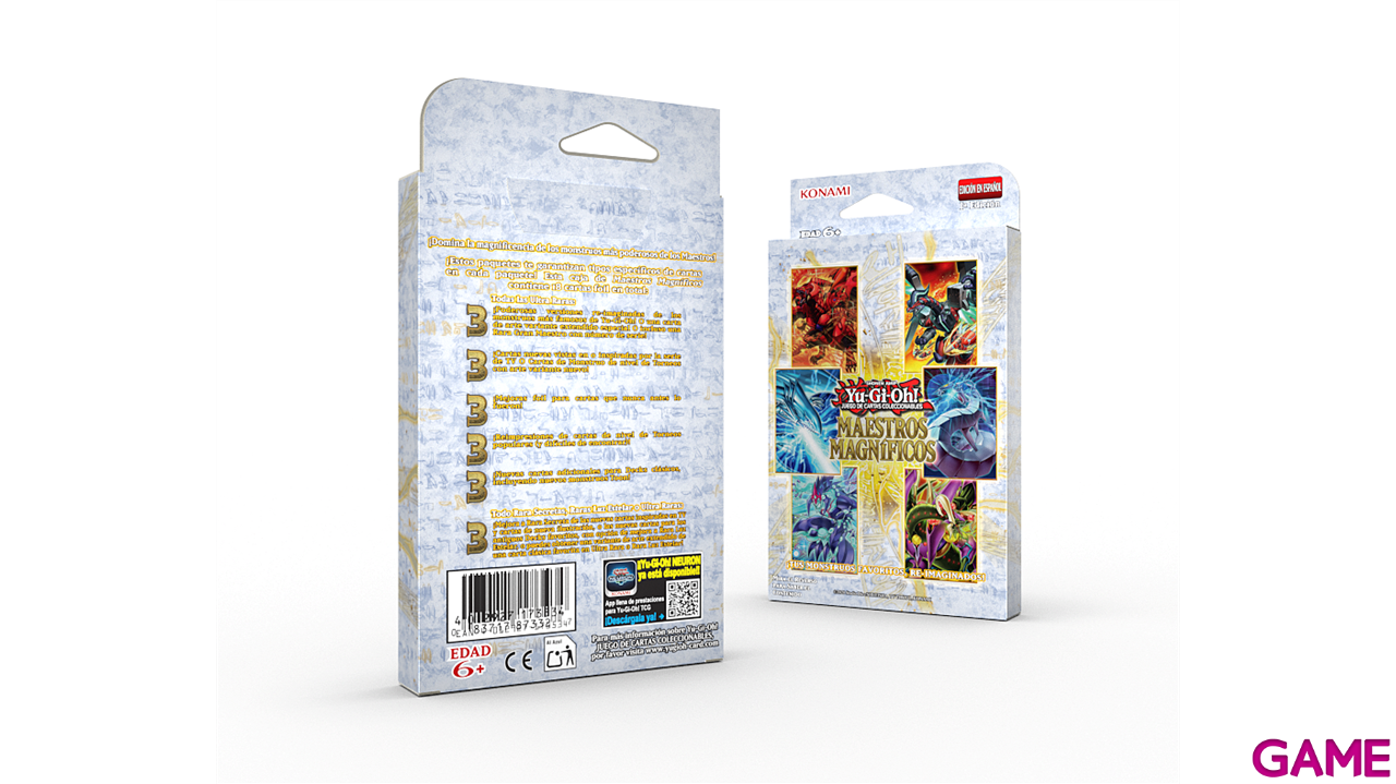 Pack de 3 sobres de cartas Yu-Gi-Oh! JCC: Maestros Magníficos-7