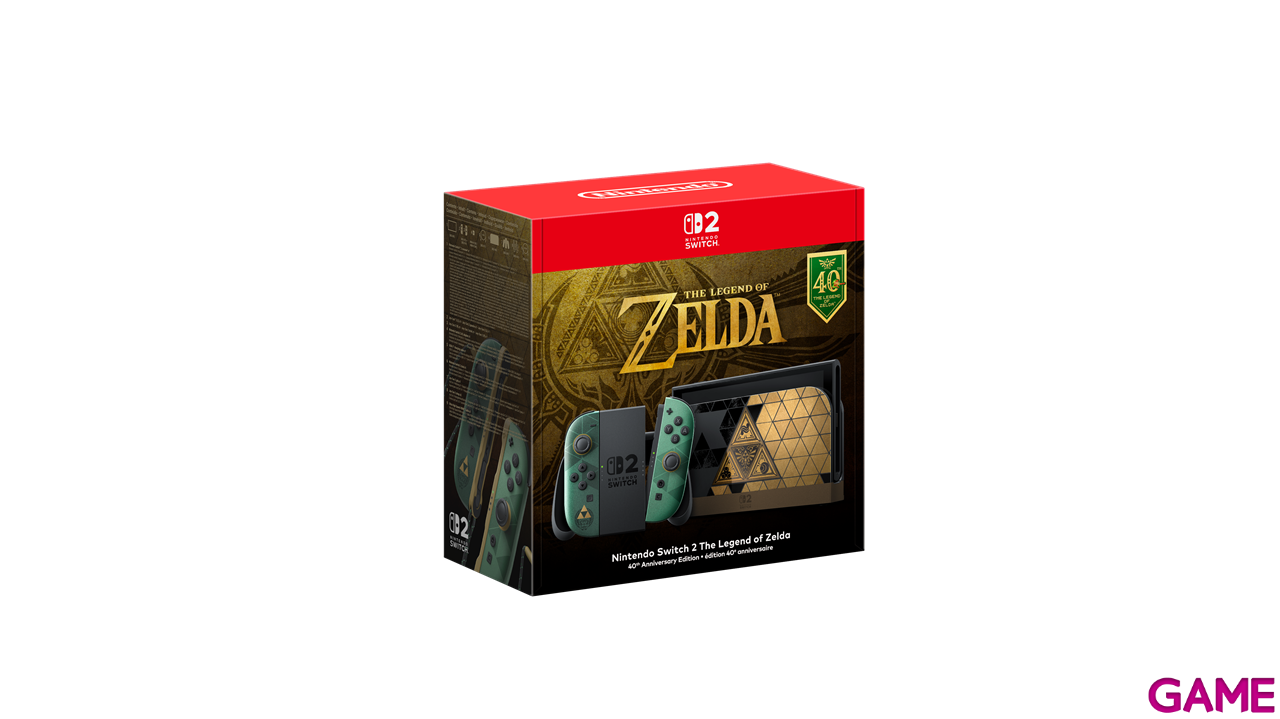 Nintendo Switch 2 Edición Zelda 40th-0