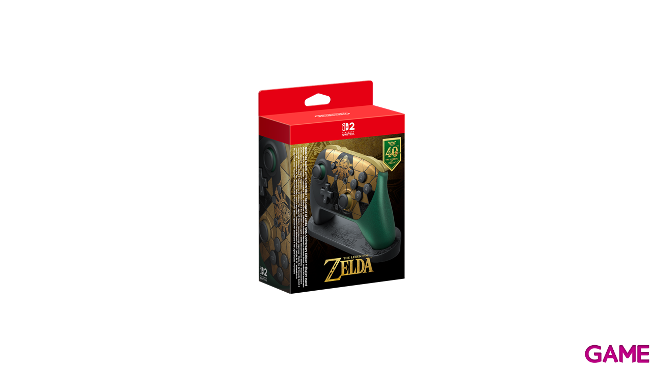 Nintendo Switch 2 Pro Controller Edición Zelda 40th-3
