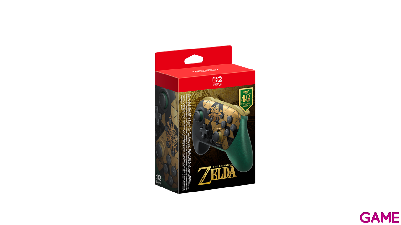 Nintendo Switch 2 Pro Controller Edición Zelda 40th-0