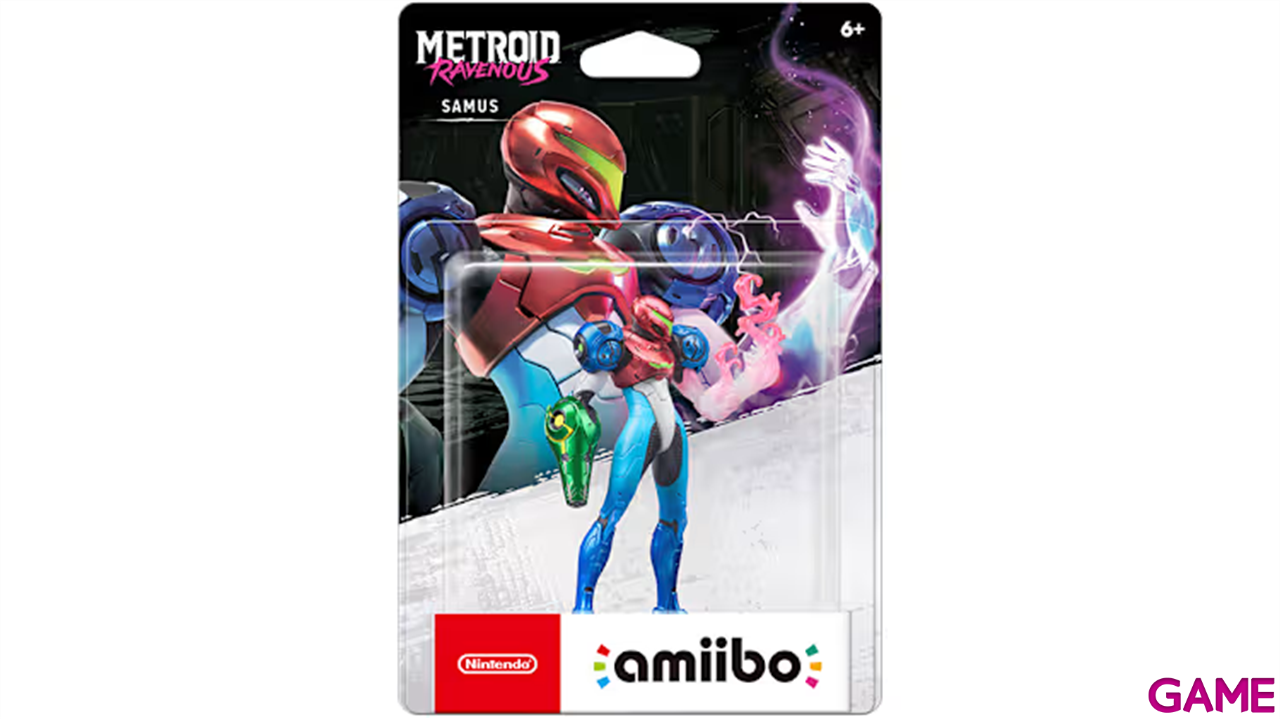 Figura amiibo Normal Samus - Colección Metroid Ravenous-1