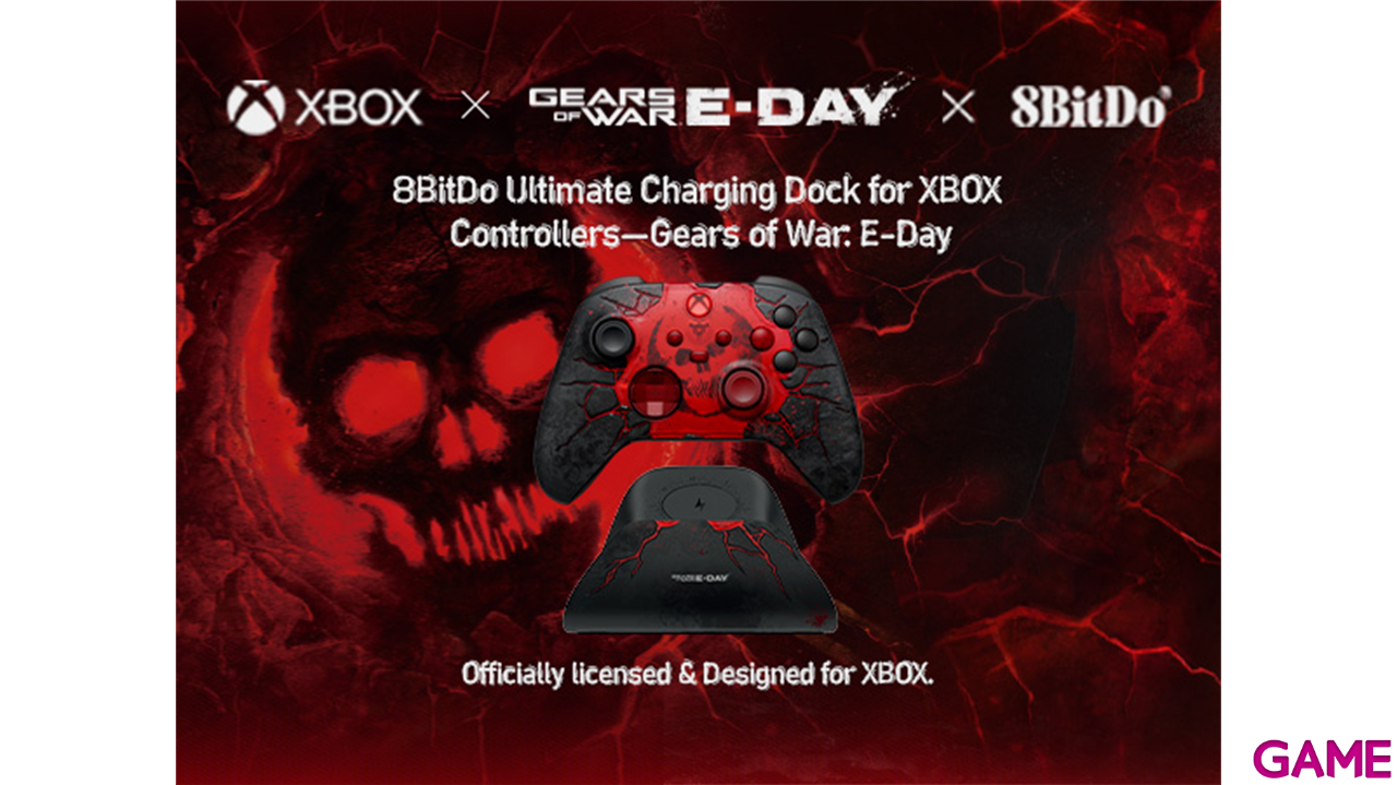 8BitDo Charging Dock for Xbox Pad Ed Gears Of War E-DAY - Cargador-6