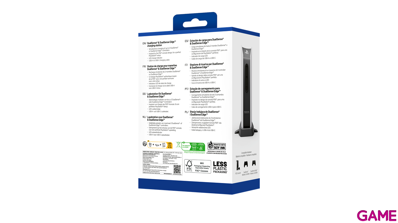 Base de Carga PS5 Para 2 Mandos Dualsense-4