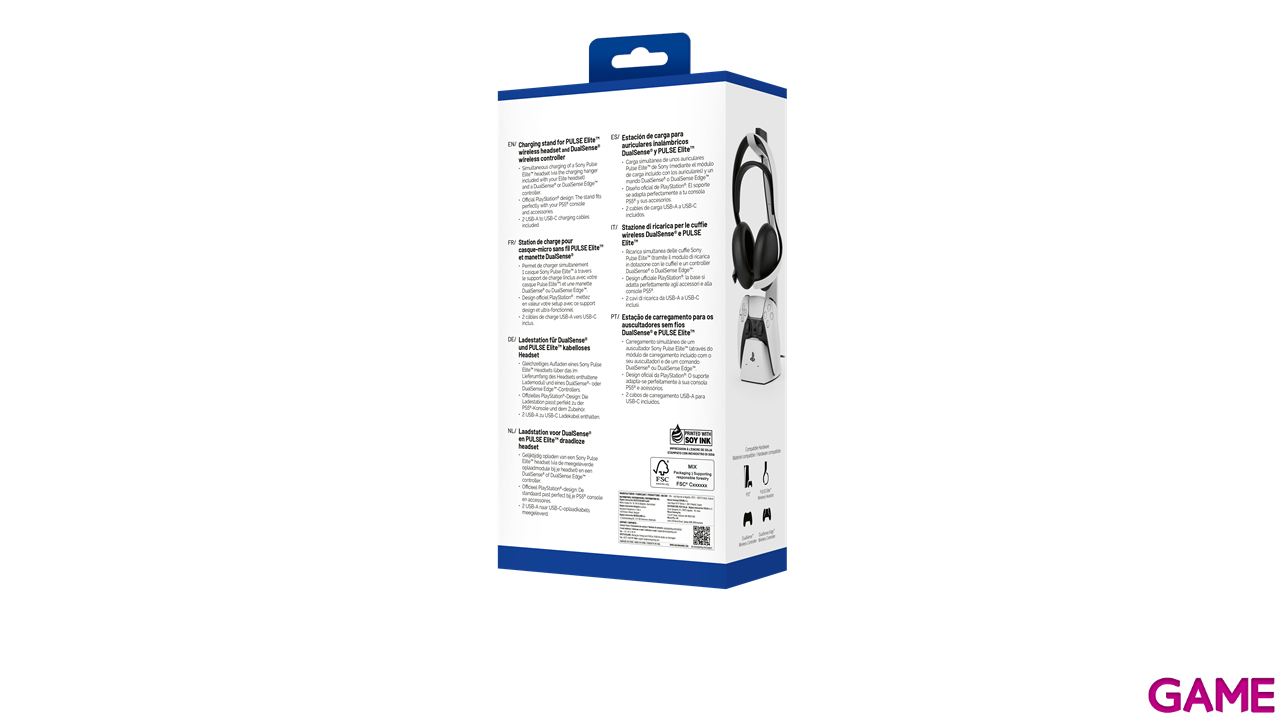 Base de Carga Para Dualsense y Pulse Elite-5