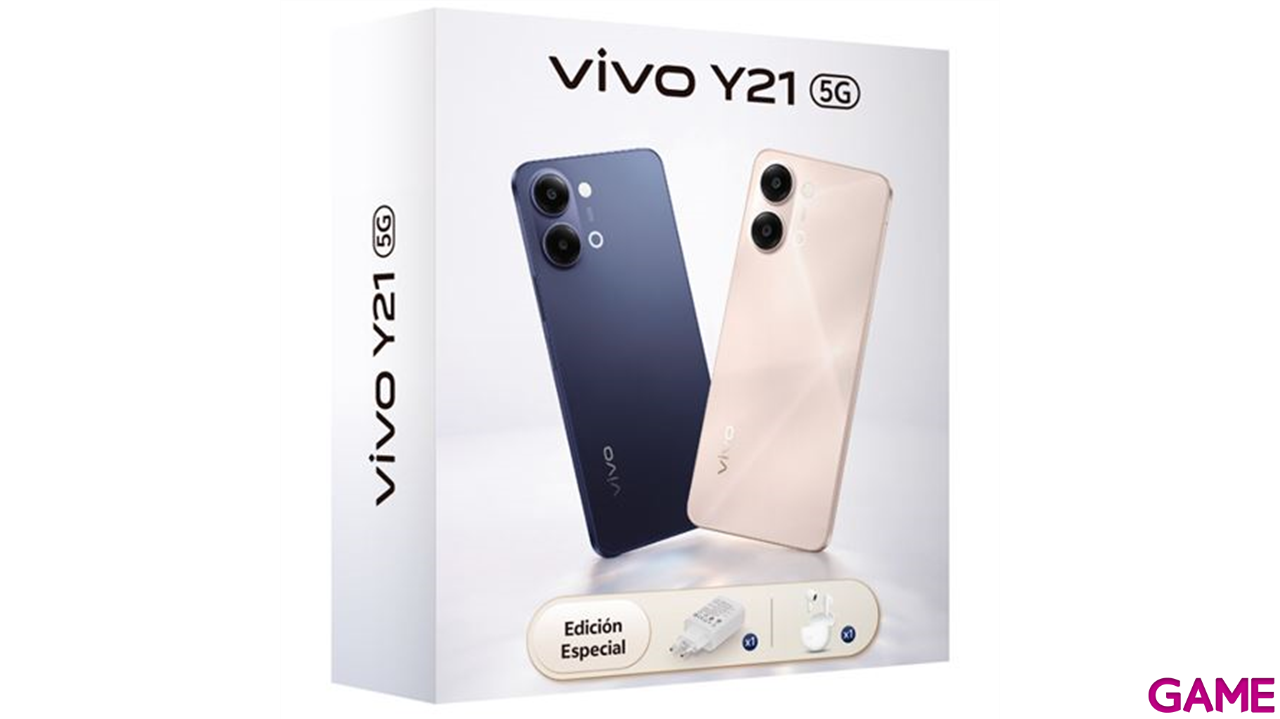 VIVO Bundle Y21 5G 4/128Gb Negro + Auriculares Vivo + Cargador 44W-7