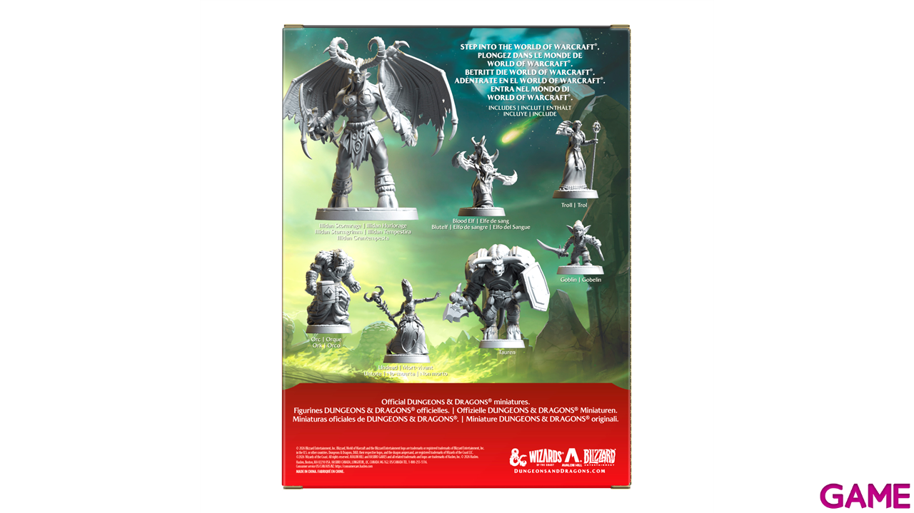 Set 1 de Miniaturas Oficiales Dungeons & Dragons - WORLD OF WARCRAFT-1