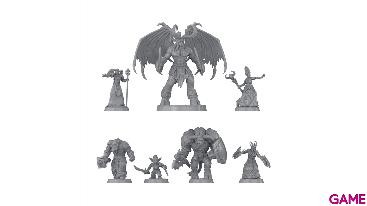 Set 1 de Miniaturas Oficiales Dungeons & Dragons - WORLD OF WARCRAFT-3