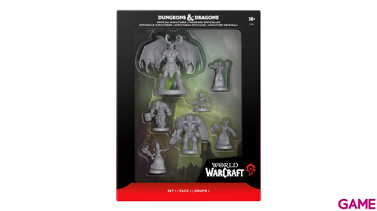 Set 1 de Miniaturas Oficiales Dungeons & Dragons - WORLD OF WARCRAFT-5