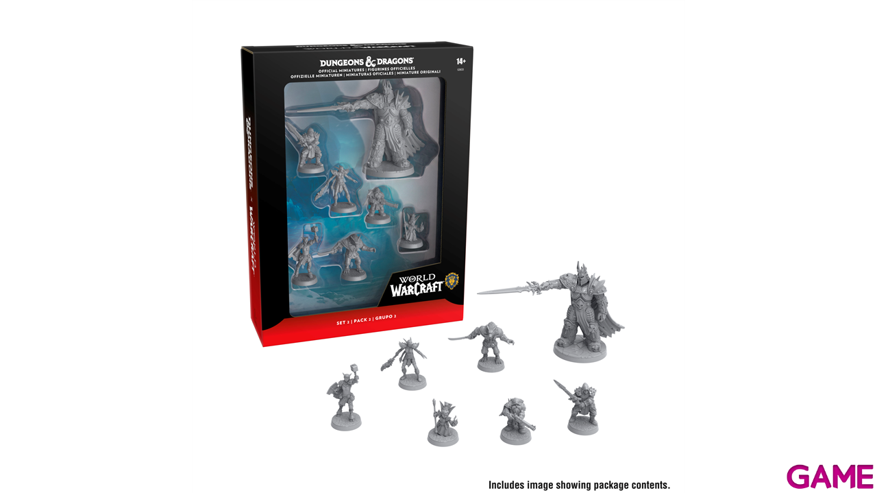 Set 2 de Miniaturas Oficiales Dungeons & Dragons -  WORLD OF WARCRAFT-0