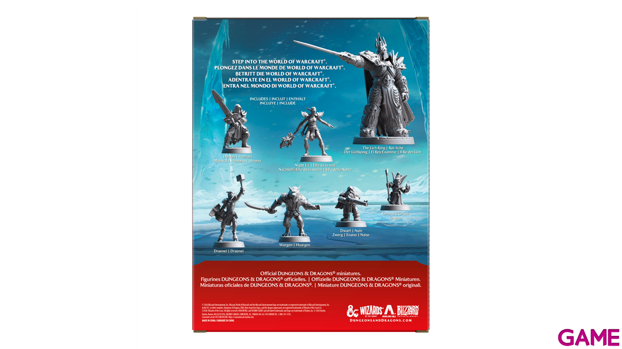 Set 2 de Miniaturas Oficiales Dungeons & Dragons -  WORLD OF WARCRAFT-2