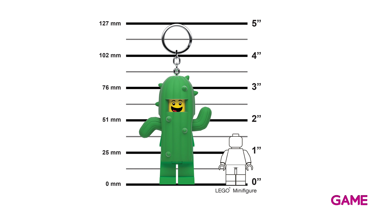 Llavero con linterna LEGO Cactus-2