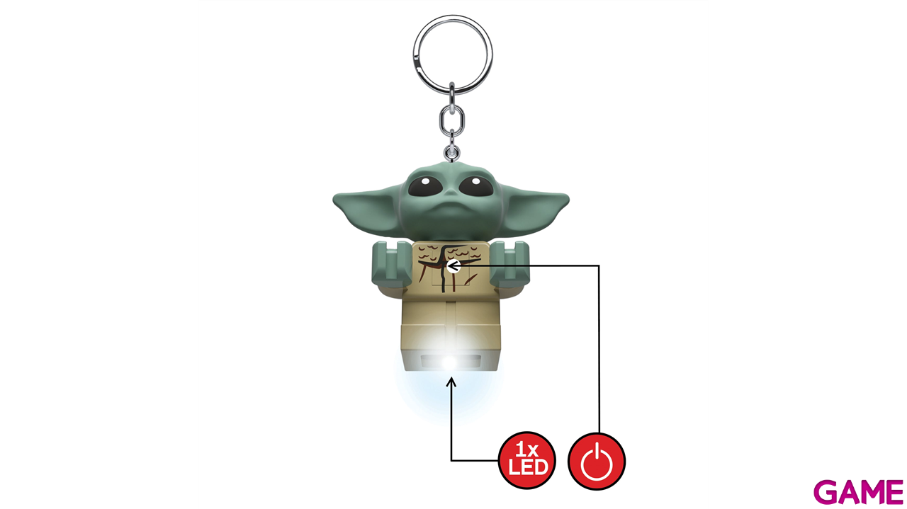 Llavero con linterna LEGO Star Wars The Child-2
