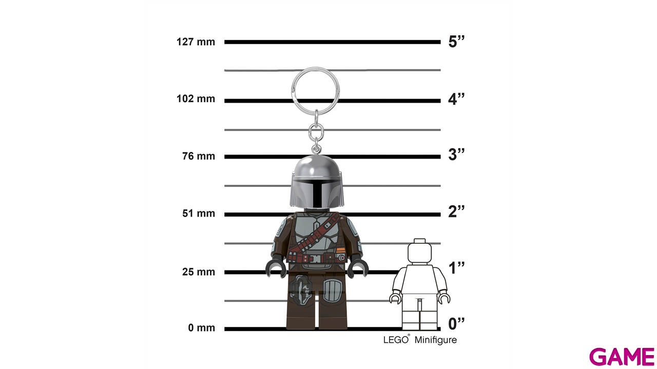 Llavero con linterna LEGO Star Wars The Mandalorian-1