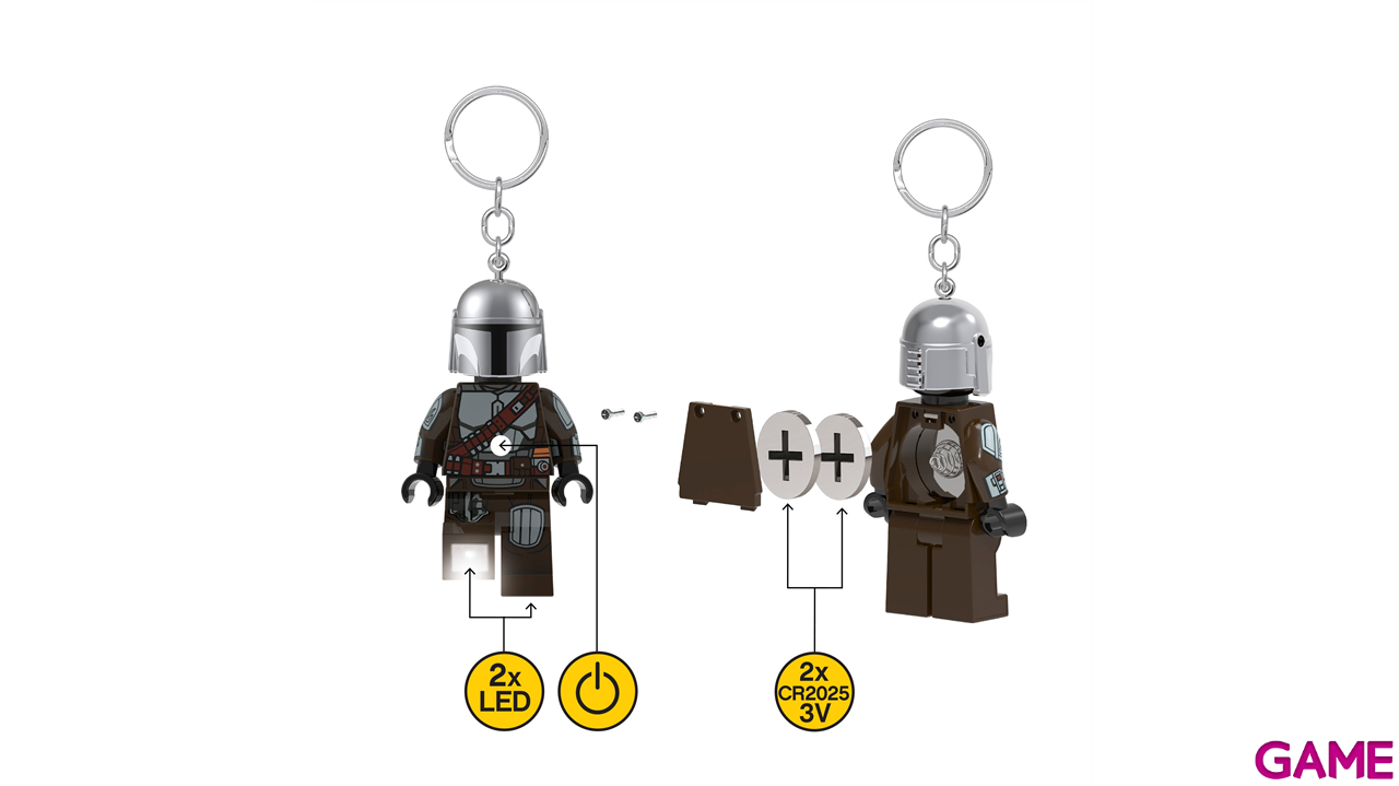 Llavero con linterna LEGO Star Wars The Mandalorian-2