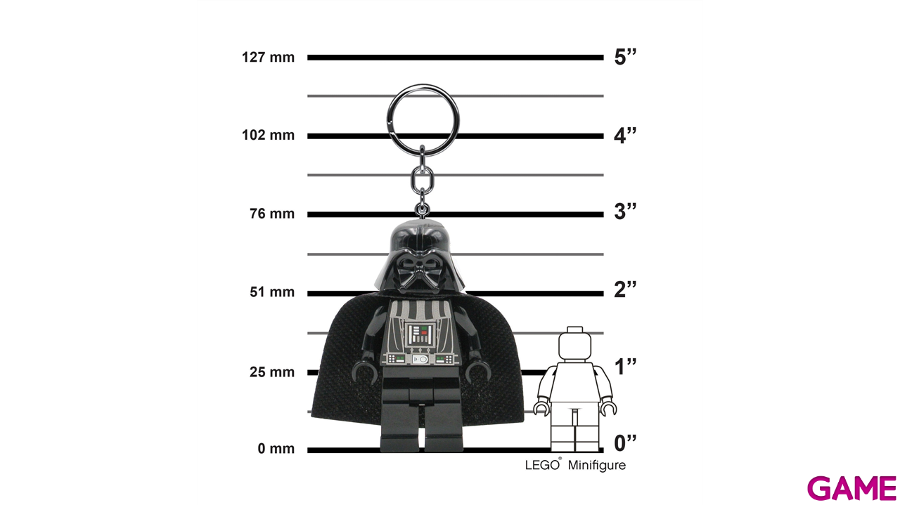 Llavero con linterna LEGO Star Wars Darth Vader-3