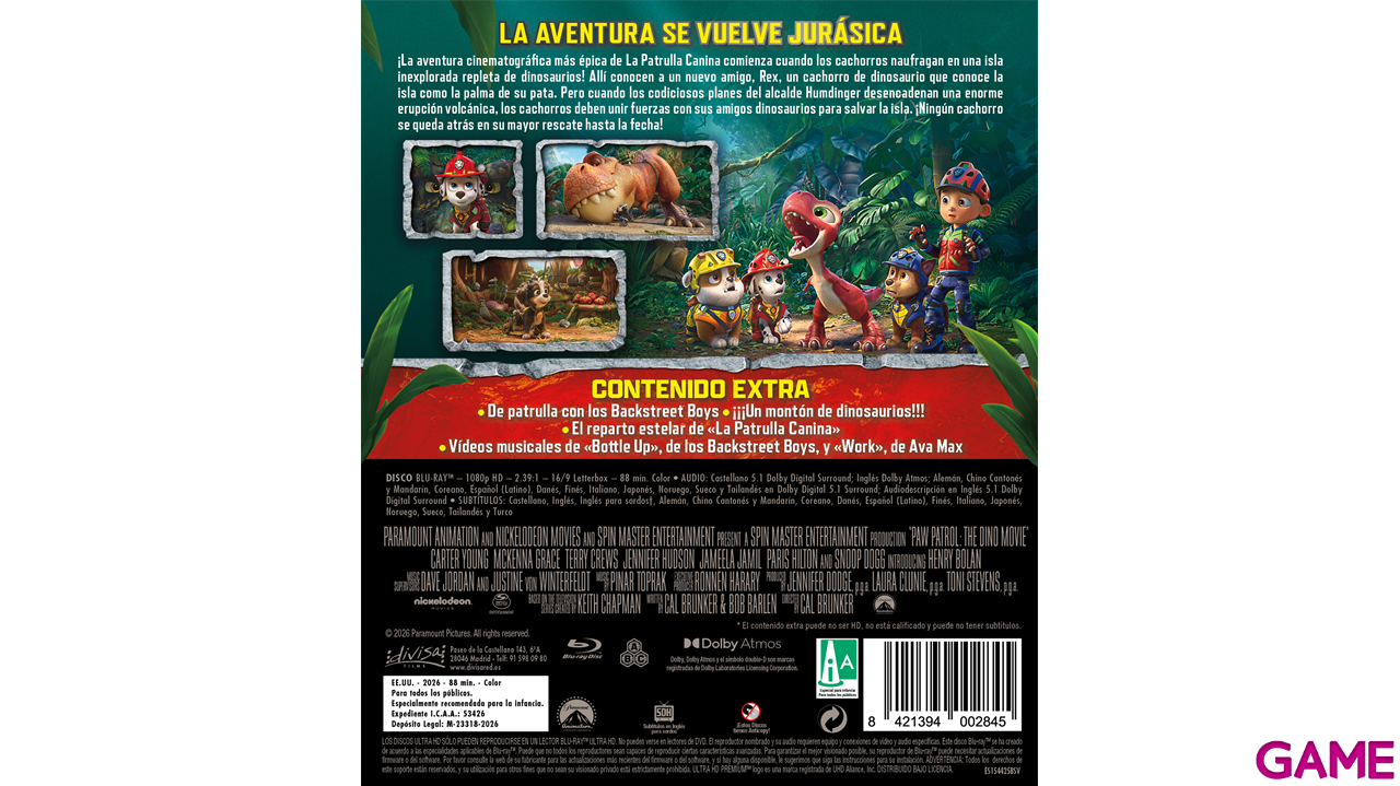 La Patrulla Canina La Dino Película-0