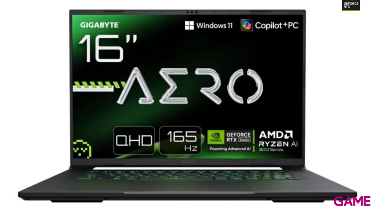 Portatil Gigabyte AERO X16  + Silla Gigabyte Aorus-0