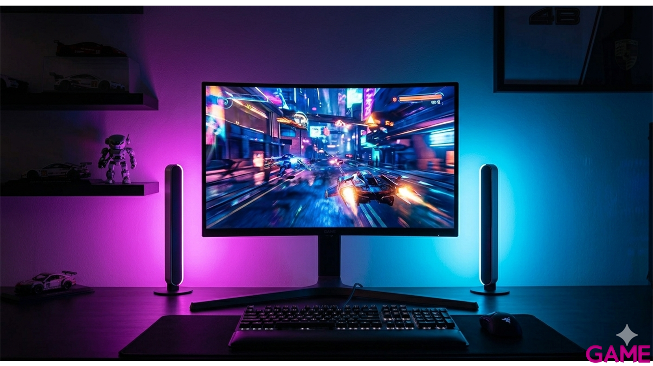Monitor Gaming + Wiz Set 2 Barras de luz LED RGB-0
