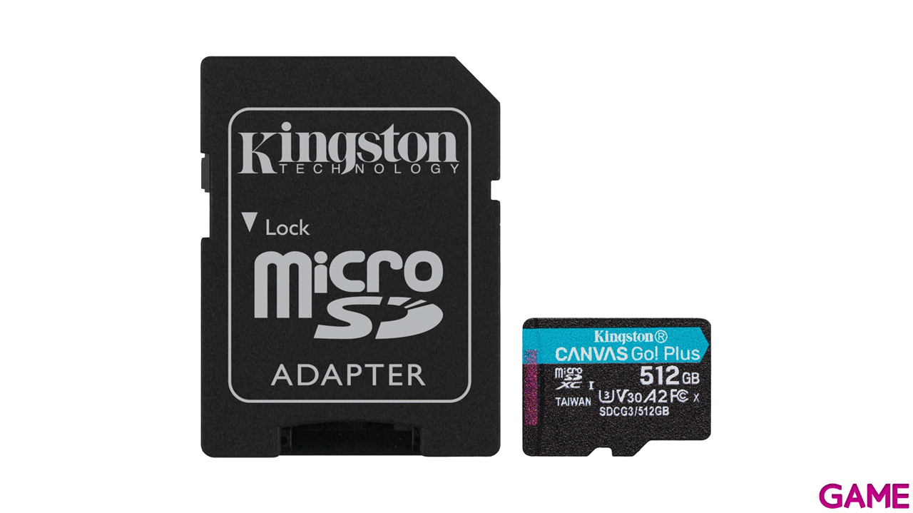 Kingston Technology Canvas Go! Plus 512GB MicroSD Clase 10 UHS-I - Tarjeta Memoria-2