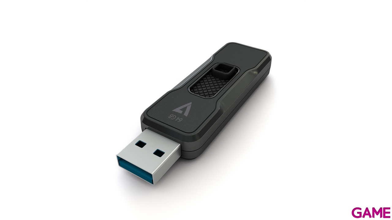 V7 Unidad flash USB 3.1 de 64GB con conector USB retráctil-0