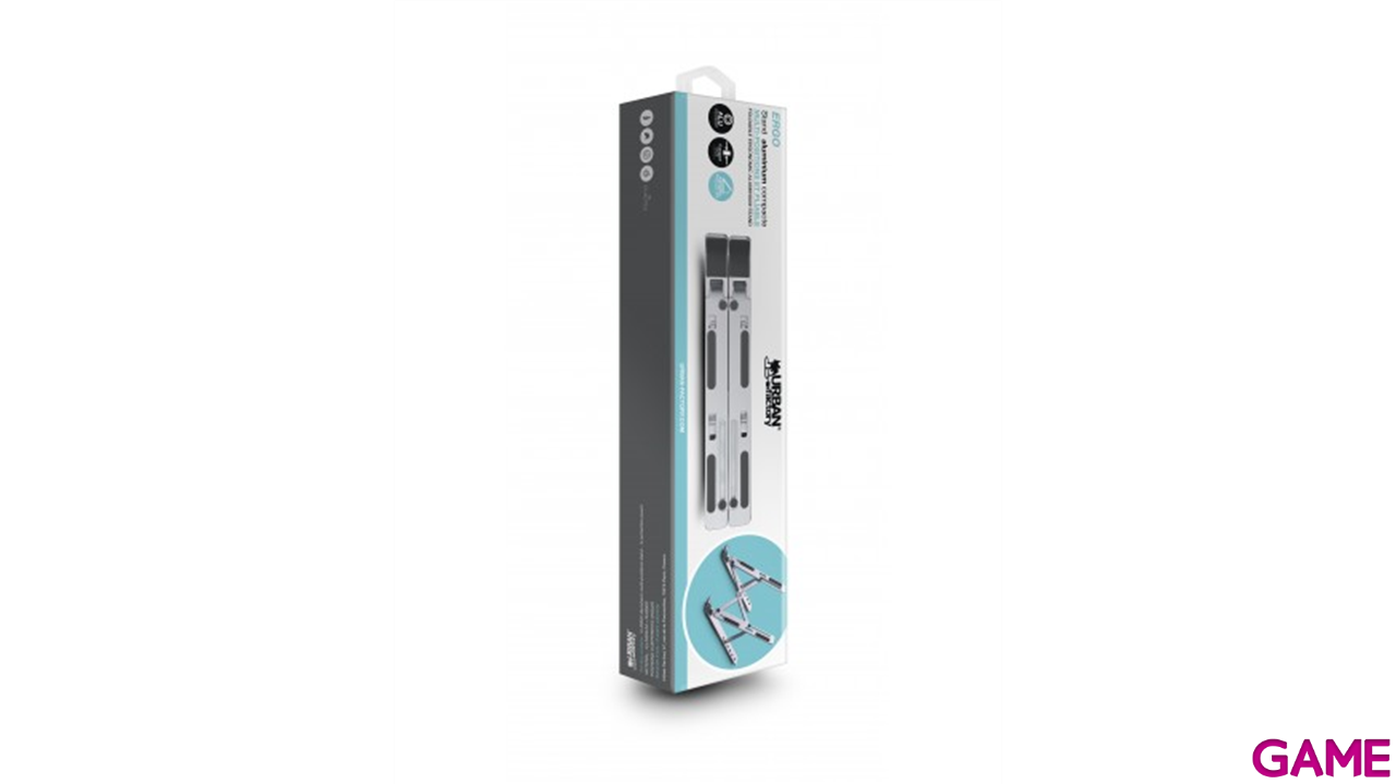 Urban Factory Ergo Soporte para ordenador portátil Aluminio-1