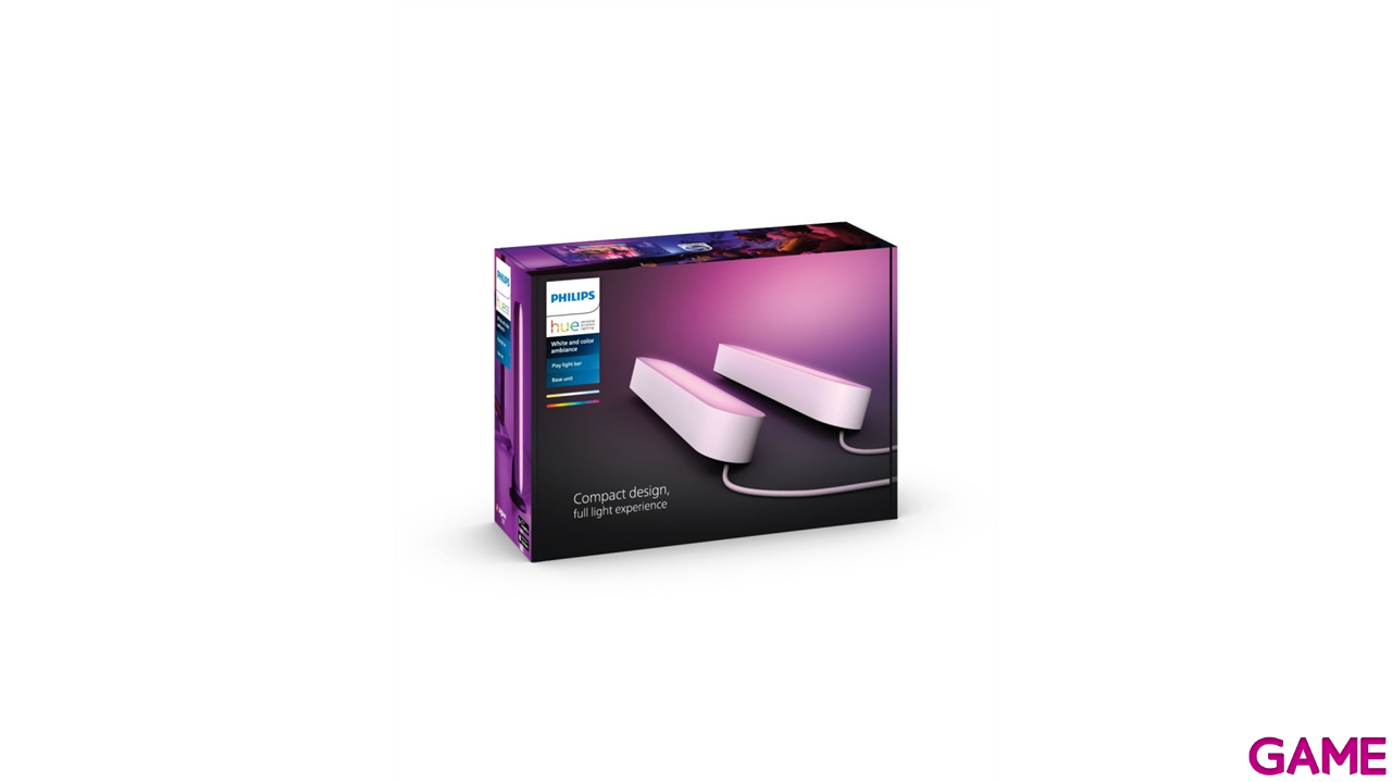 Philips Hue - Kit Inicio Barras de Luz Hue Play RGB Pack 2 Blanco-0