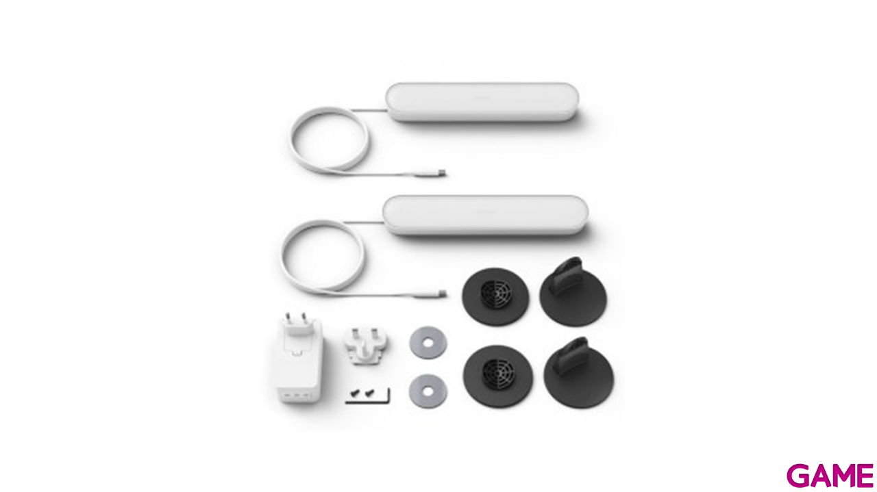 Philips Hue - Kit Inicio Barras de Luz Hue Play RGB Pack 2 Blanco-1