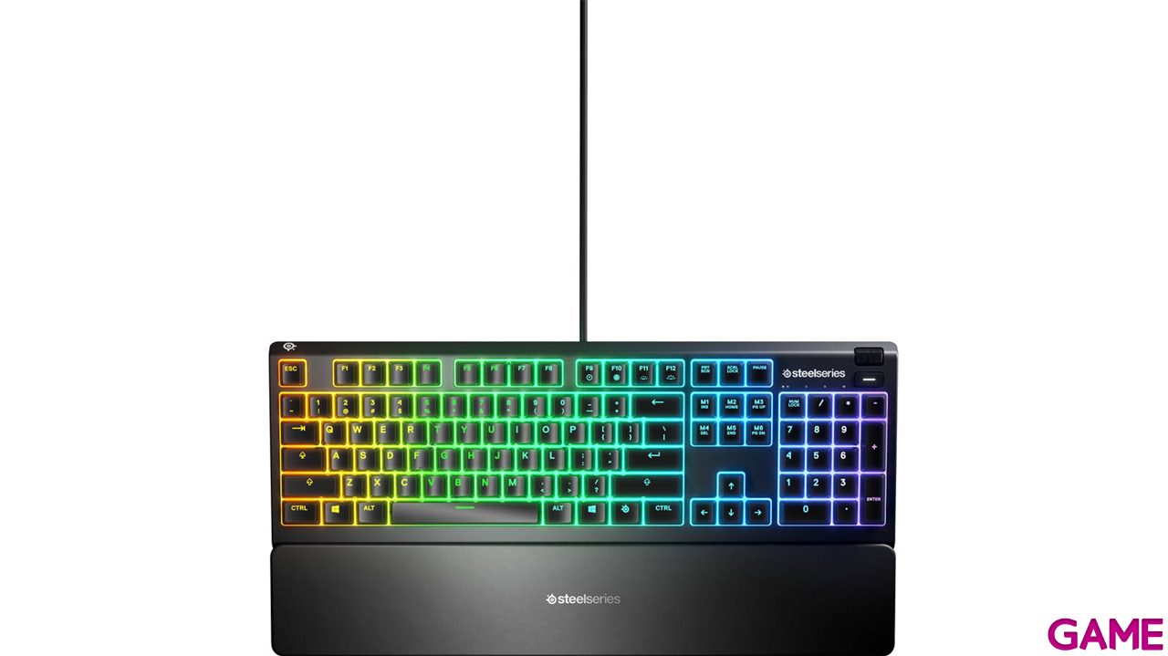 Steelseries Apex 3 USB - Portugués - Negro - Teclado Gaming-0