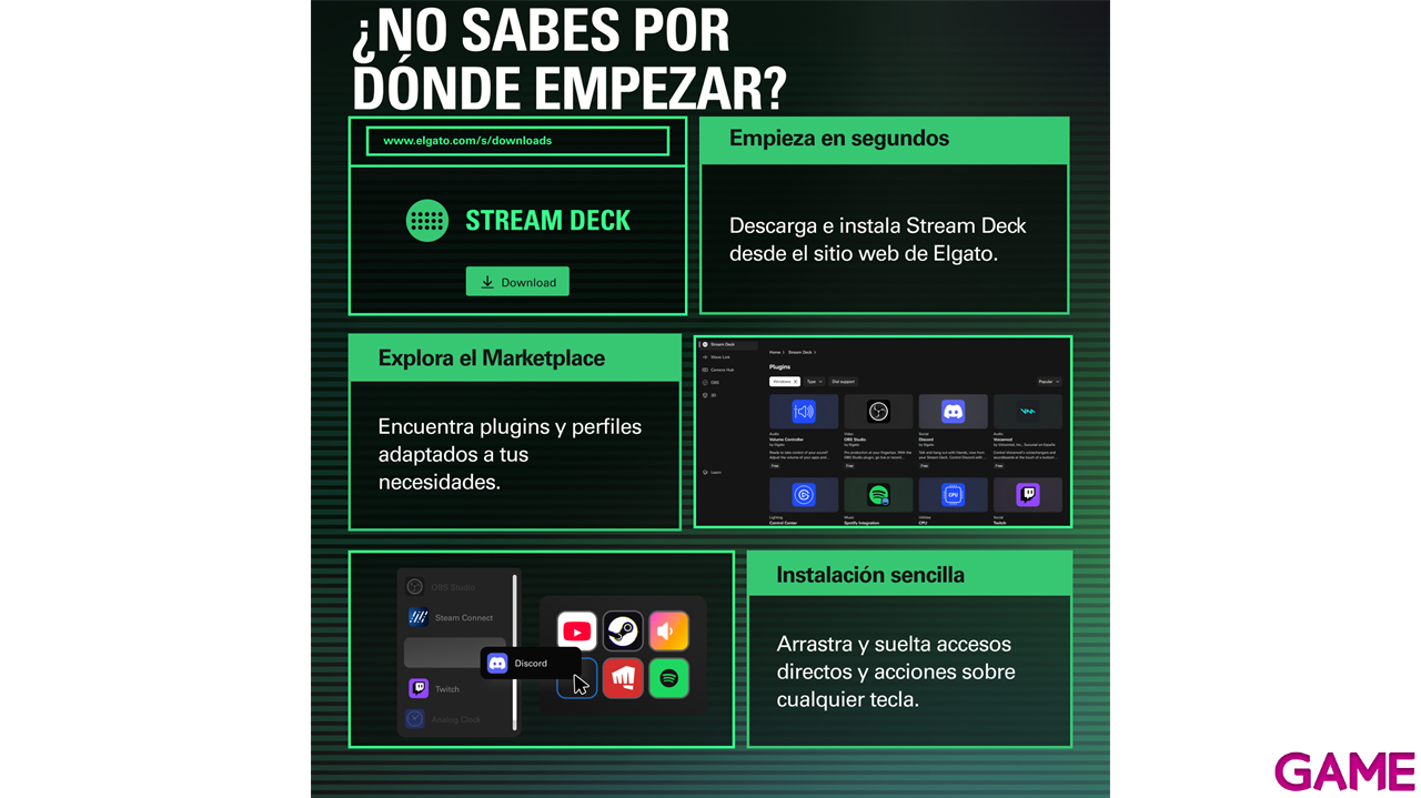 Elgato Stream Deck MK2 Negro 15 botones - Controlador Streaming-3