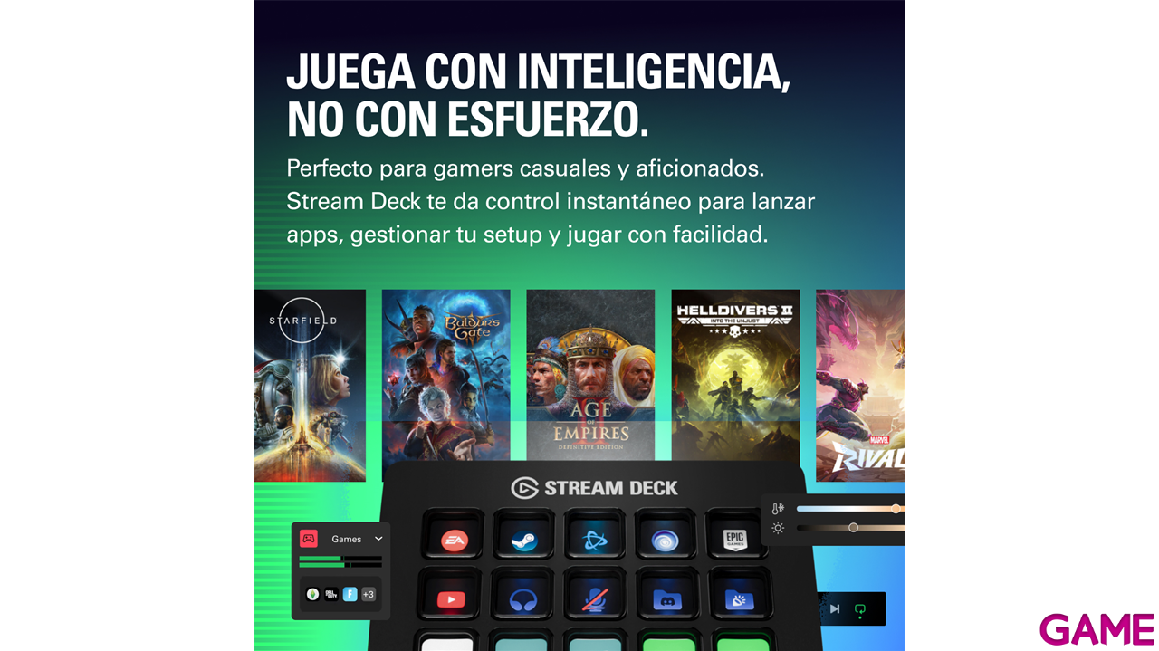 Elgato Stream Deck MK2 Negro 15 botones - Controlador Streaming-6
