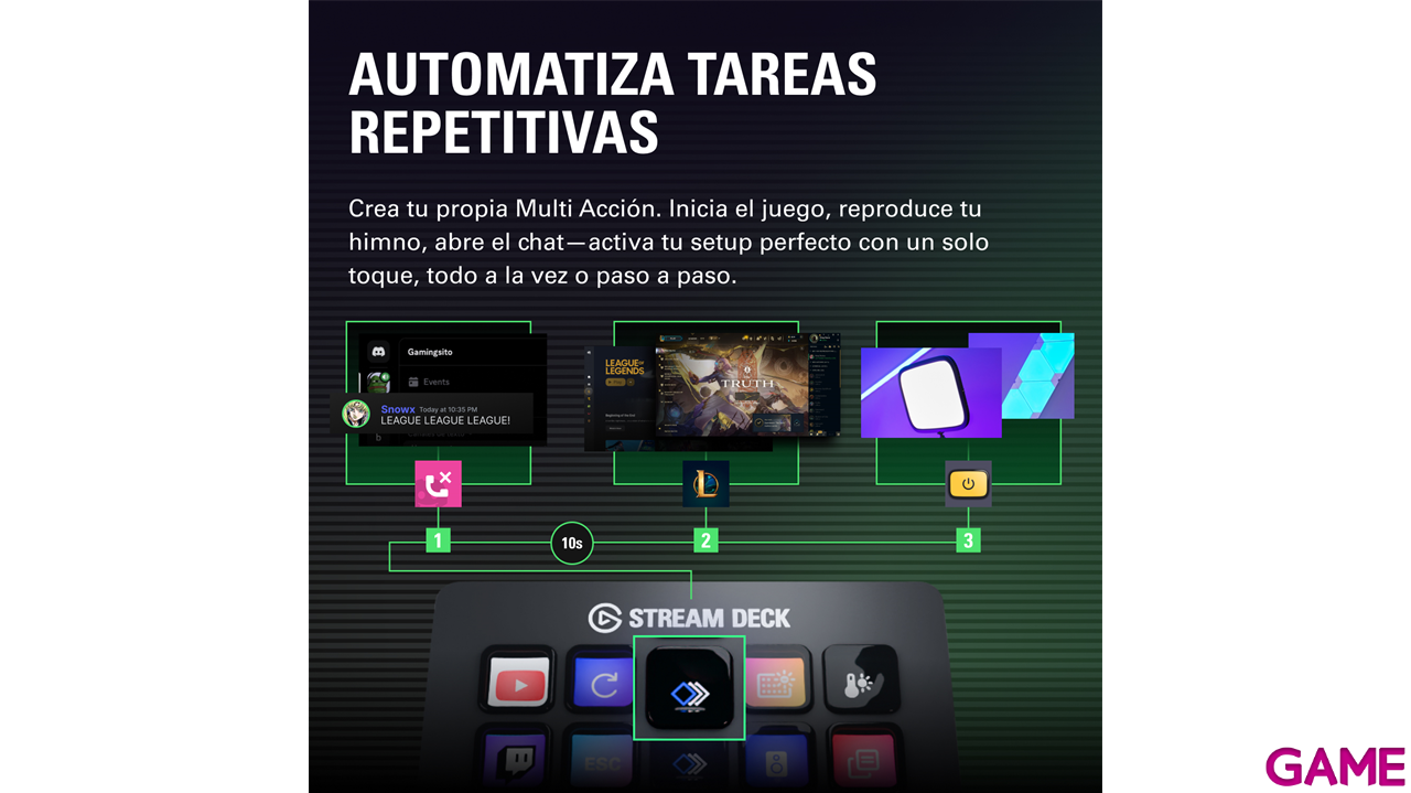 Elgato Stream Deck MK2 Negro 15 botones - Controlador Streaming-9