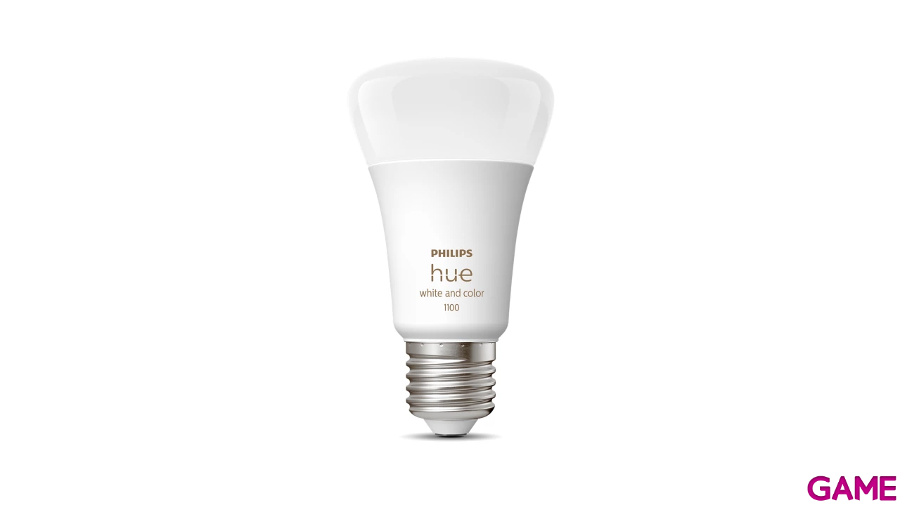Philips Hue - Bombilla LED Inteligente A60 E27 RGB 9W-0