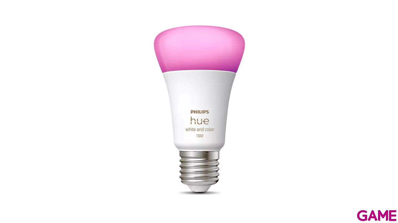 Philips Hue - Bombilla LED Inteligente A60 E27 RGB 9W-1