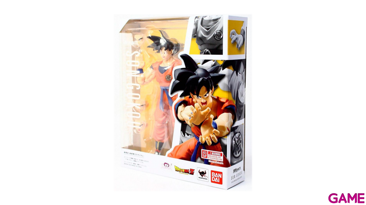 Figura Dragon Ball Z: Son Goku Saiyan Raised on Earth de 14 cm-1