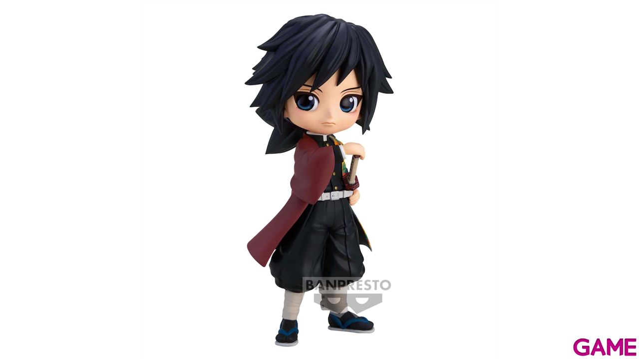 Figura Giyu Tomioka Demon Slayer Kimetsu no Yaiba Q Posket 14cm-0