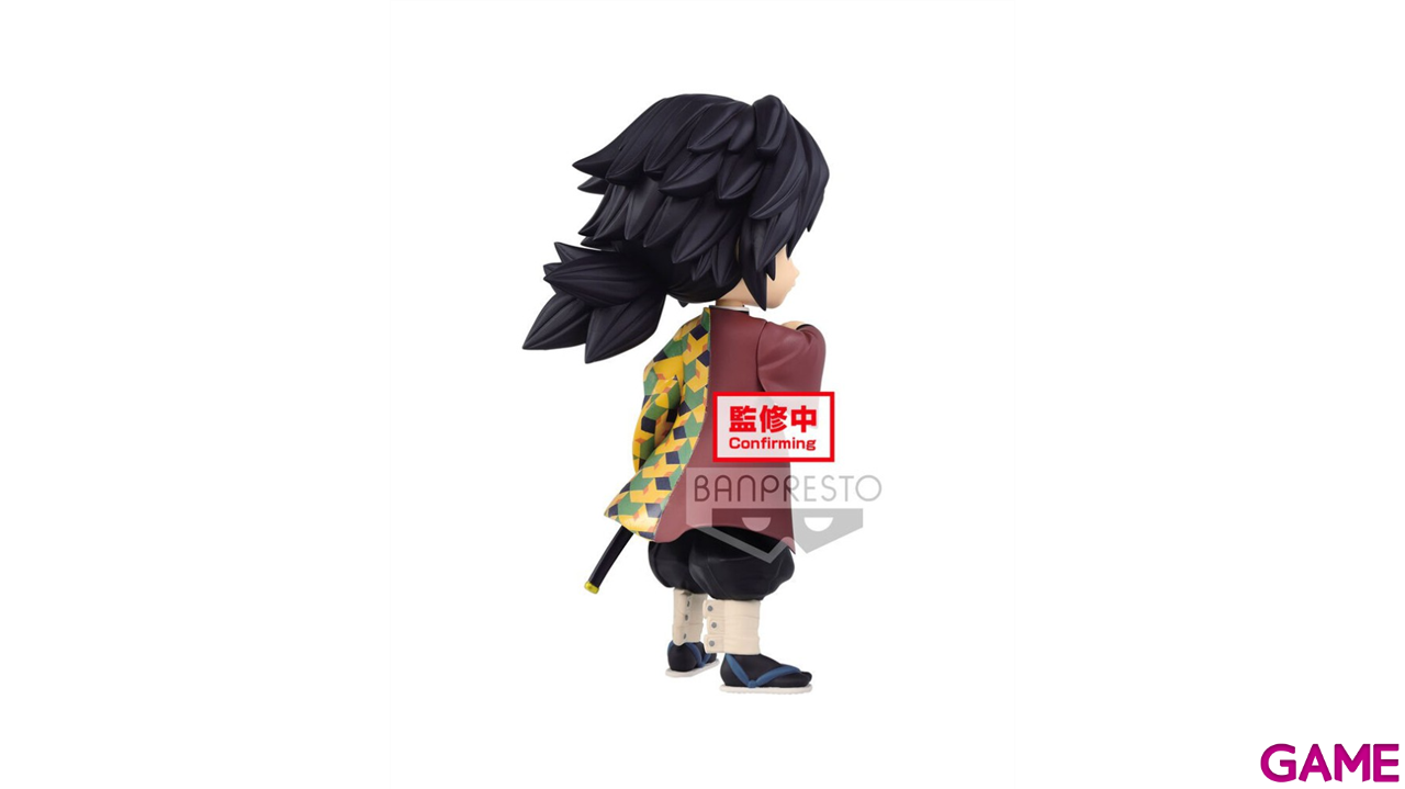 Figura Giyu Tomioka Demon Slayer Kimetsu no Yaiba Q Posket 14cm-1
