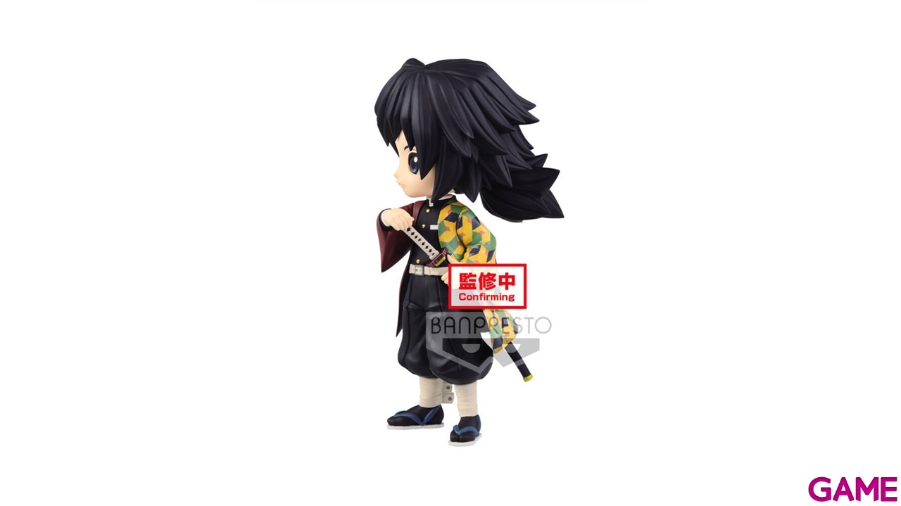 Figura Giyu Tomioka Demon Slayer Kimetsu no Yaiba Q Posket 14cm-3