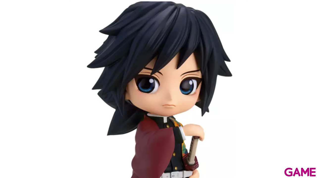 Figura Giyu Tomioka Demon Slayer Kimetsu no Yaiba Q Posket 14cm-4