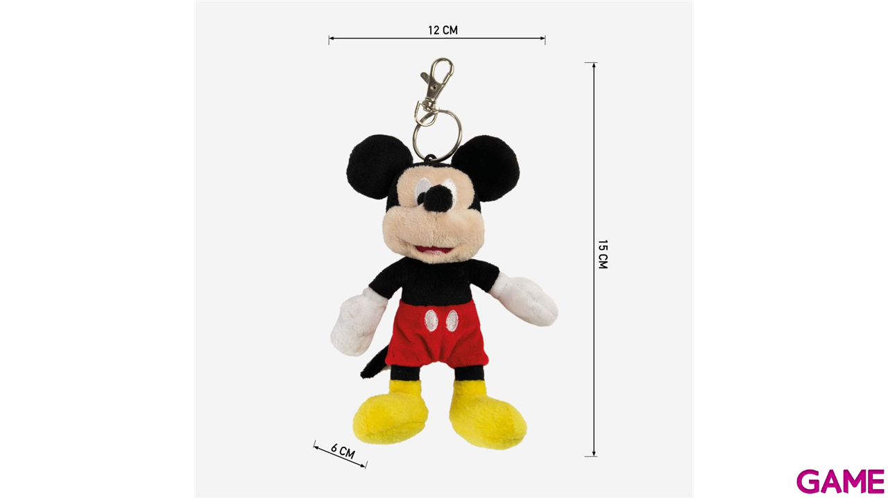Llavero peluche Mickey Disney 18cm-2